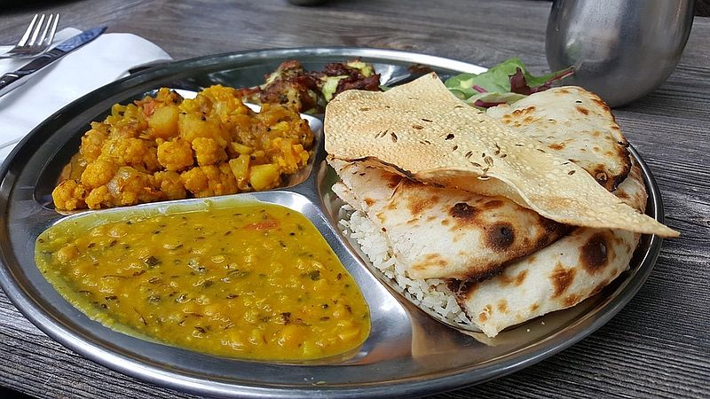 Vegetarian thali 