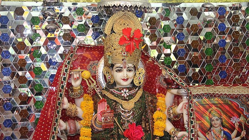 Murti of Durga in a Temple